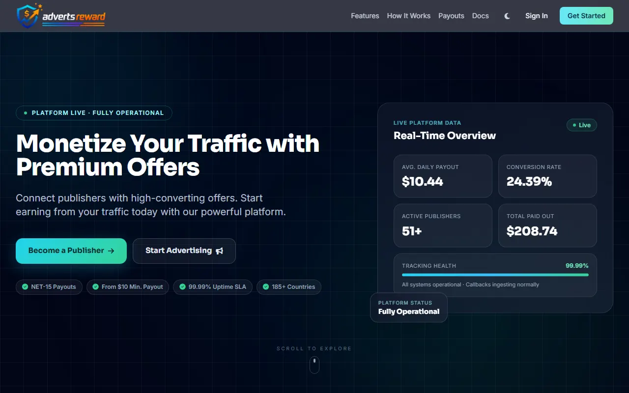 AdvertsReward screen reference